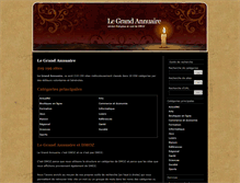 Tablet Screenshot of legrandannuaire.com